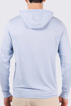 Load image into Gallery viewer, Luxe Blue Lester Oxford Performance Hoodie