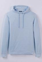 Load image into Gallery viewer, Luxe Blue Lester Oxford Performance Hoodie
