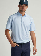 Load image into Gallery viewer, White/Sailor Blue Orbit Performance Jersey Polo