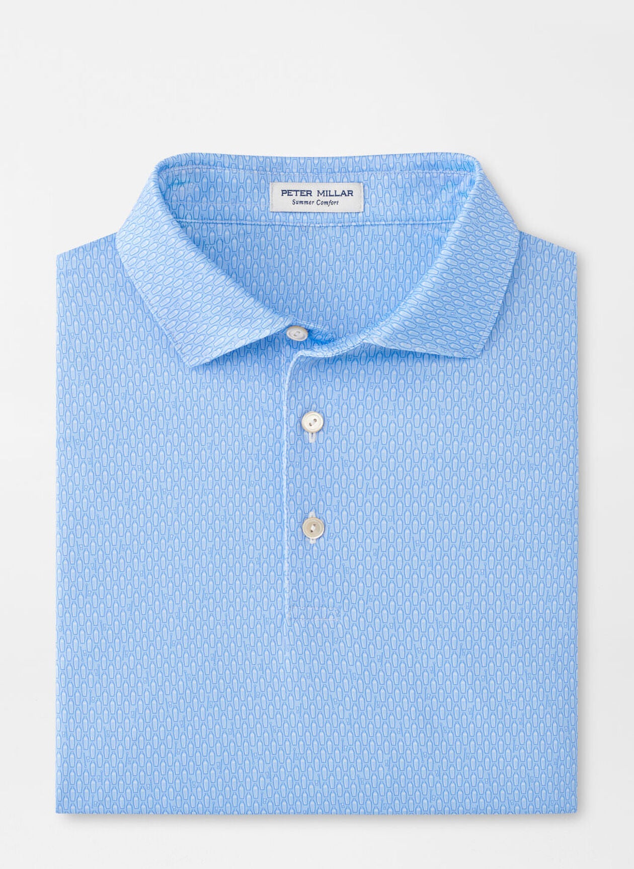 Cottage Blue Shake It Up Performance Jersey Polo