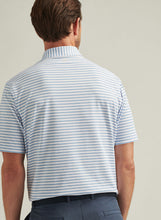 Load image into Gallery viewer, White/Cottage Blue Dunnes Performance Jersey Polo