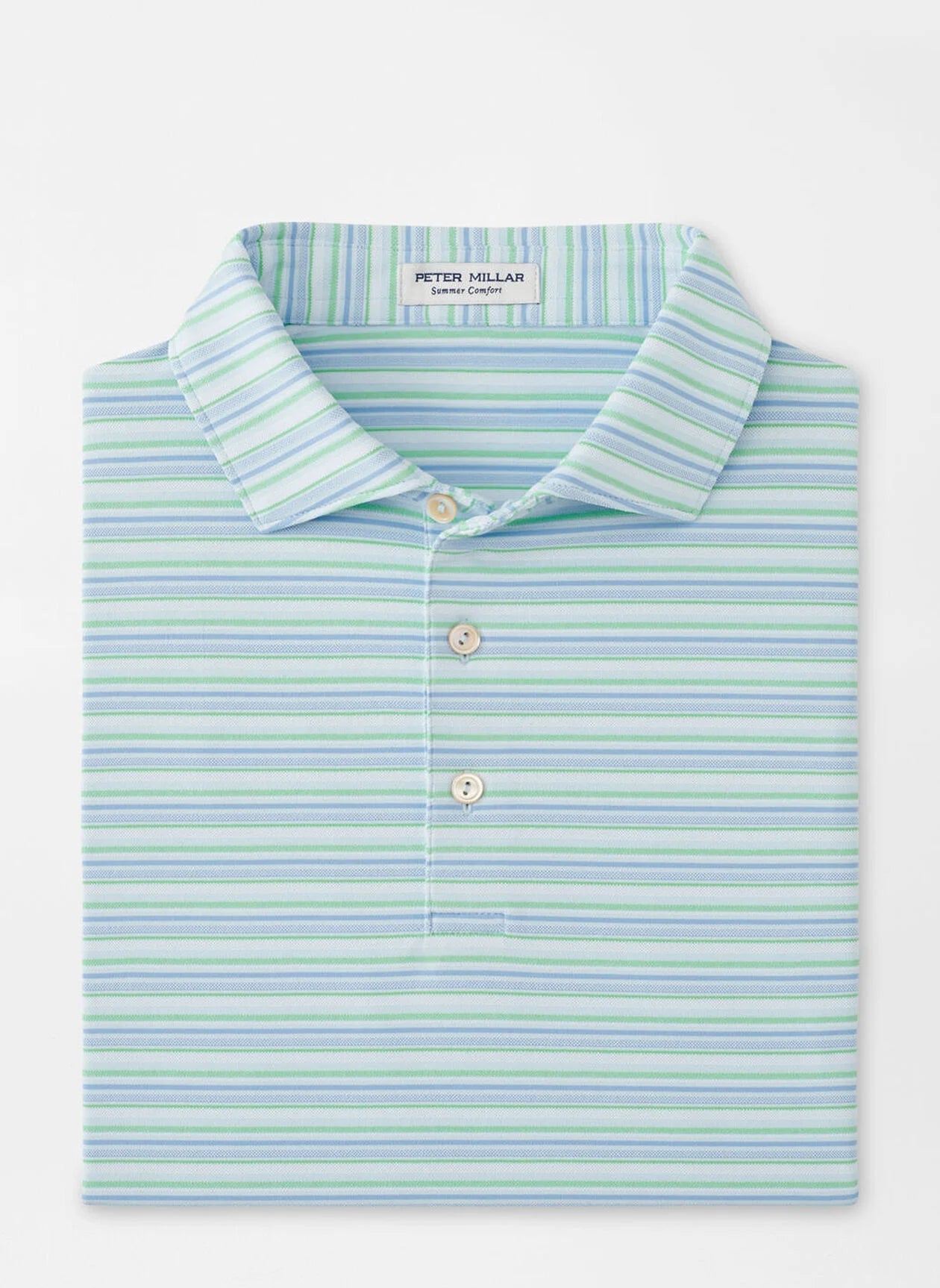 Pale Blue Atrium Performance Jersey Polo