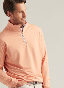 Papaya Perth Mélange Performance Quarter-Zip