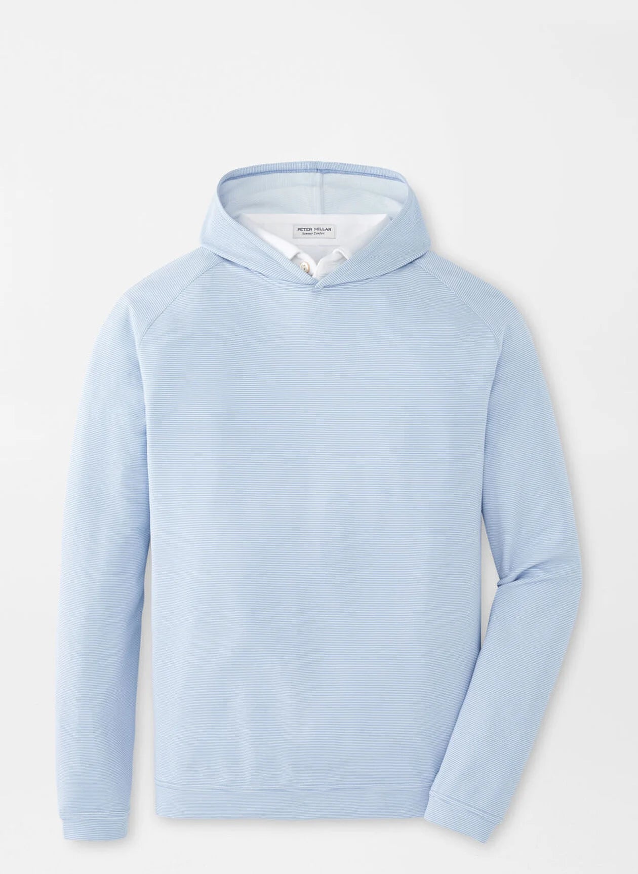 Blue Fade Pine Sugar Stripe Performance Hoodie
