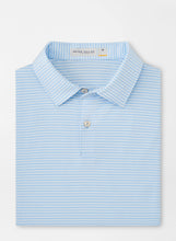 Load image into Gallery viewer, Cottage Blue Featherweight Payne Stripe Polo