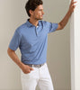 Dunnes Performance Jersey Polo - Windsor Blue