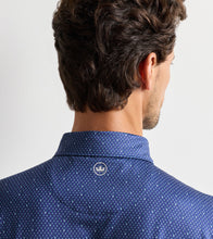 Load image into Gallery viewer, Navy In The Rough Print Polo