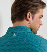 Load image into Gallery viewer, Snowpea Island Ray Print Mesh Polo