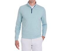 Load image into Gallery viewer, The Bell Quarter-Zip: Heathered Harbor