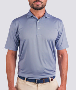 Luxe Blue Honey Ramer Performance Polo