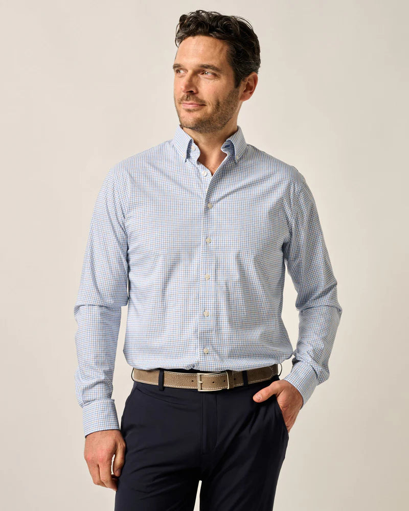 Navy Everyday Performance Button Down Shirt - Koby
