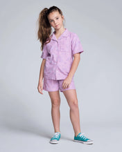 Load image into Gallery viewer, Girls Sunny Days Terry Lilac Resort Shorts