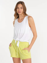 Load image into Gallery viewer, White Microluxe Tie Tank