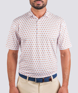 White/Maple Tripp Pique Polo