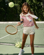 Load image into Gallery viewer, Girls White Terry Lori Shorts