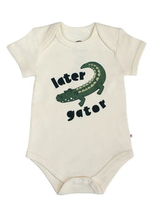 Later Gator Alligator Florida Baby Onesie Cotton Bodysuit