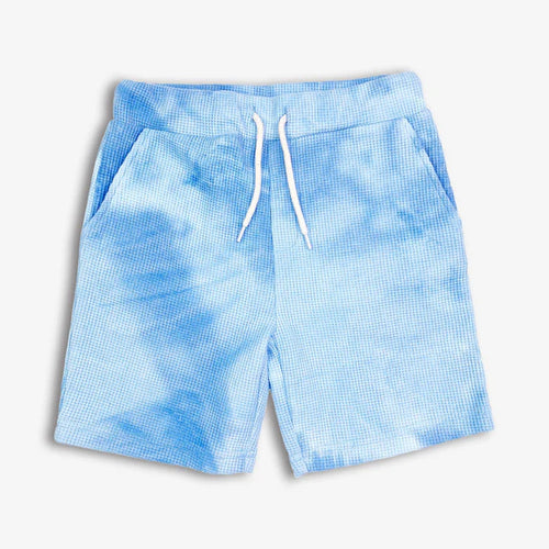 Youth Blue Tie Dye Resort Shorts