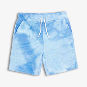 Youth Blue Tie Dye Resort Shorts