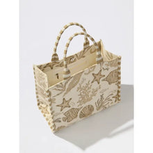 Load image into Gallery viewer, Coastal Jacquard Tote