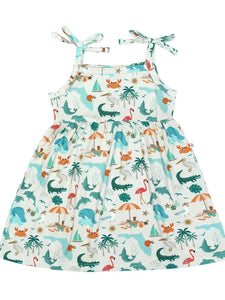 Explore Florida Souvenir Bamboo Kids Sundress