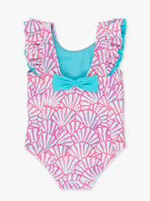 Load image into Gallery viewer, Girls Pink Magical Mermaids Waterfall One Piece