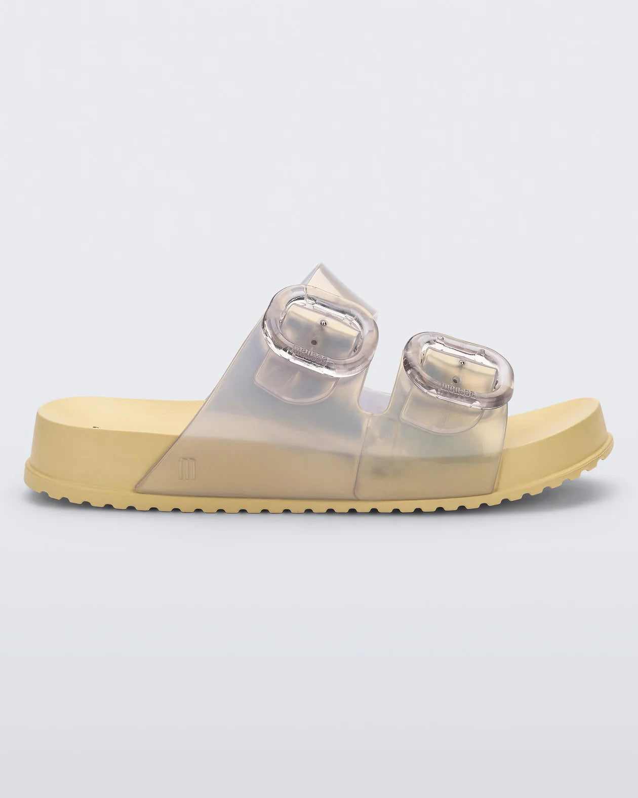 Youth Pearly Yellow Cozy Slides