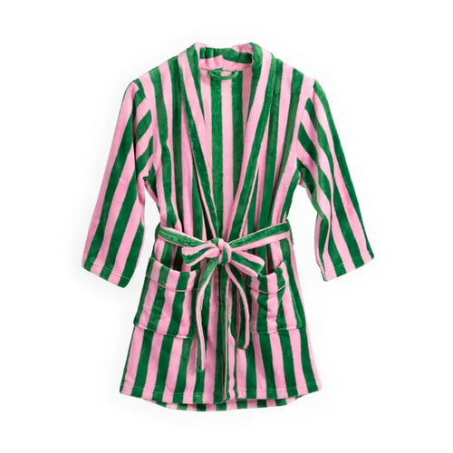 Felicity Stripe Robes Green