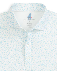 Permafrost Stag Night Print Polo