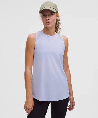 Serene Blue Sculpt Tank Top