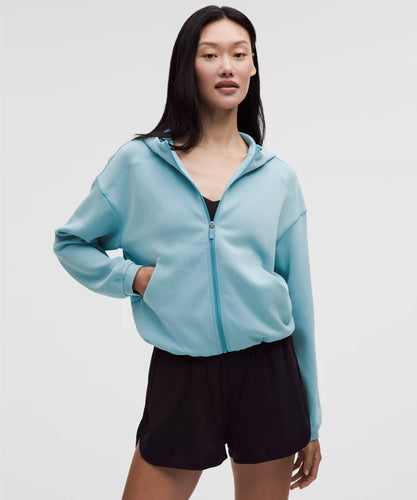 Washed Blue Softstreme Full-Zip Hoodie