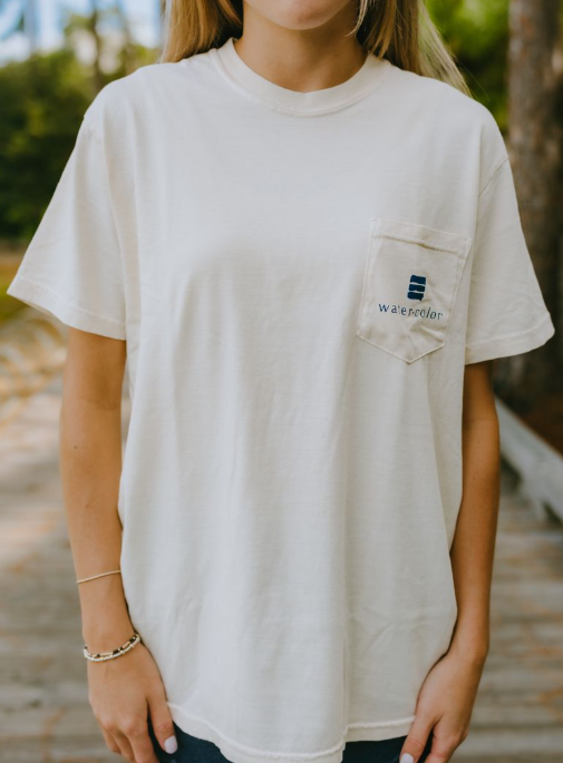 Ivory Unisex Pocket Tee