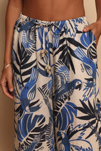 Load image into Gallery viewer, Parrot Blues Beaded Beach Pant