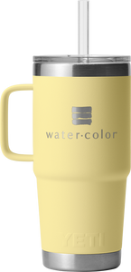 Yellow 25 oz Straw Mug