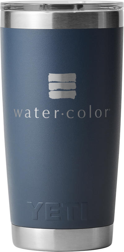 Navy Rambler 20 oz Tumbler