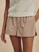 Load image into Gallery viewer, Simply Taupe Nila Mid Rise Short 3.5