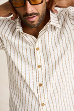 Load image into Gallery viewer, Multi Vacation Stripe Crop SS Shirt