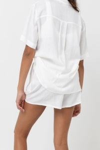 White Classic Beach Short