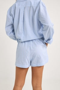 Blue Zephyr Stripe Short