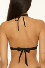 Load image into Gallery viewer, Black Fiesta Halter Top