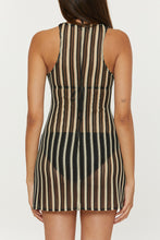 Load image into Gallery viewer, Black Cabo Hi-Neck Dress