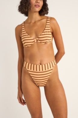 Tide Stripe Underwire Top