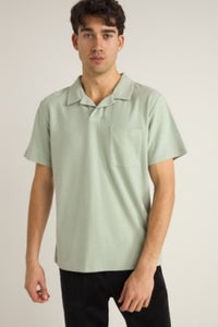 Seafoam Terry Polo