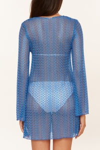 Ocean Golden Crochet Tunic