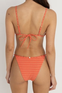 Lola Check Hi Cut String Pant