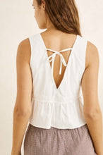 Load image into Gallery viewer, Annabelle Lace Trim Babydoll Top