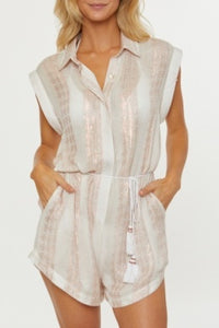 Primrose Pink Villa Romper Cover up