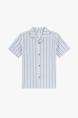 Blue Vacation Stripe SS Shirt