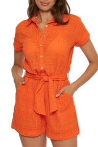 Carrot Cabana Short Romper