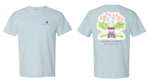 Youth Chambray 2025 Fourth Of July Tee