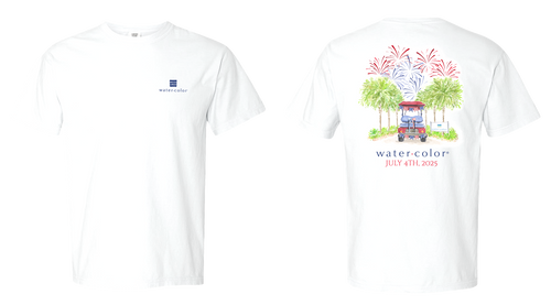 Youth White 2025 Fourth Of July Tee